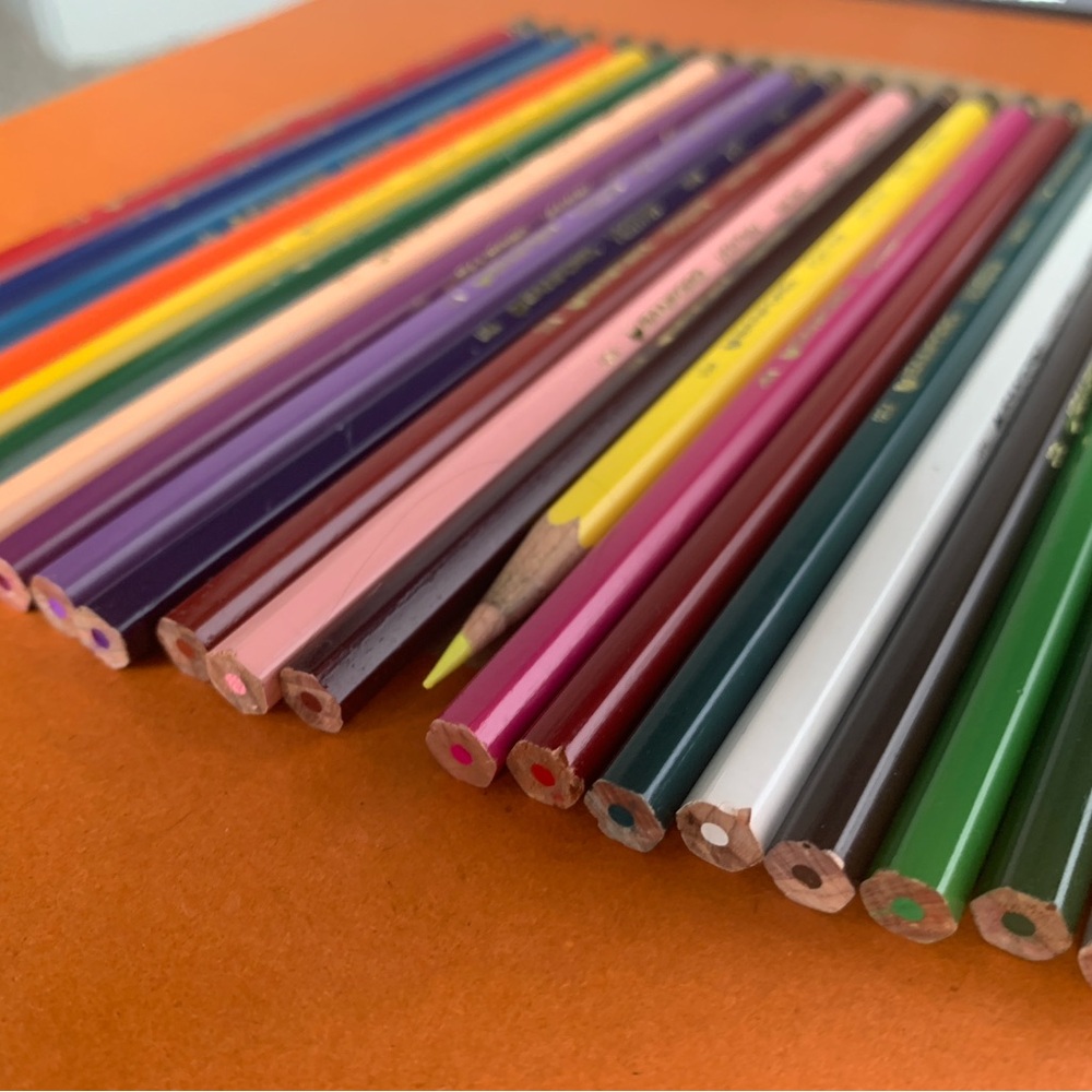 Vintage Sanford Verithin Colored Pencils USA